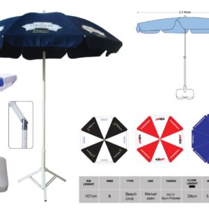 Beach Umbrella specs and supplier in UAE